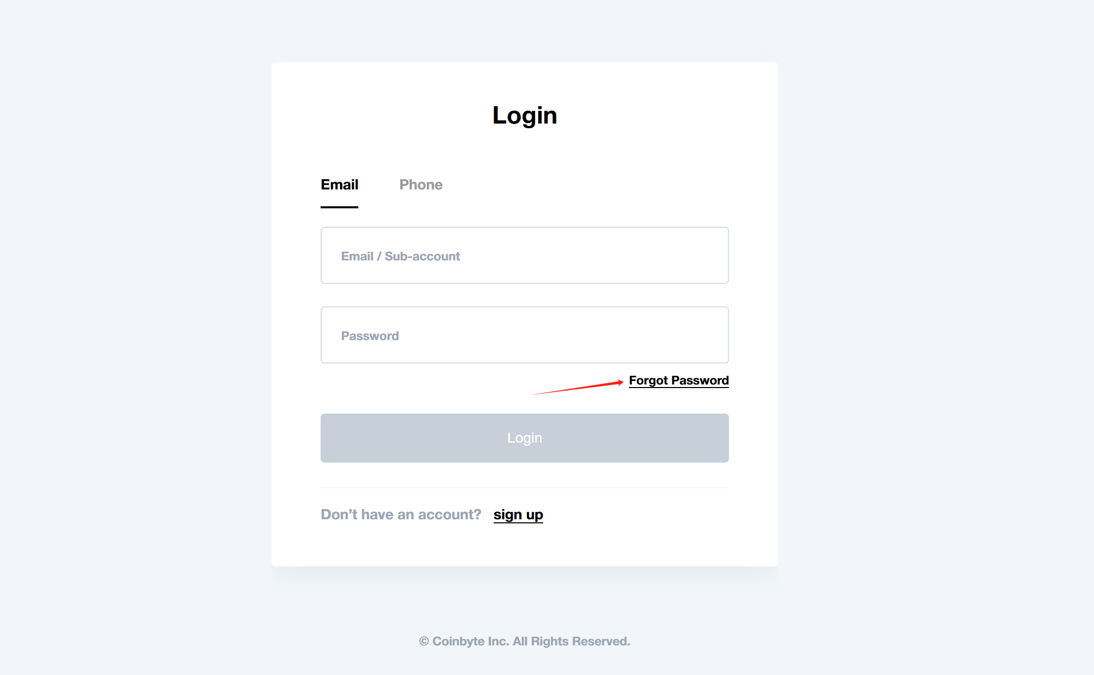 Step 1 reset password