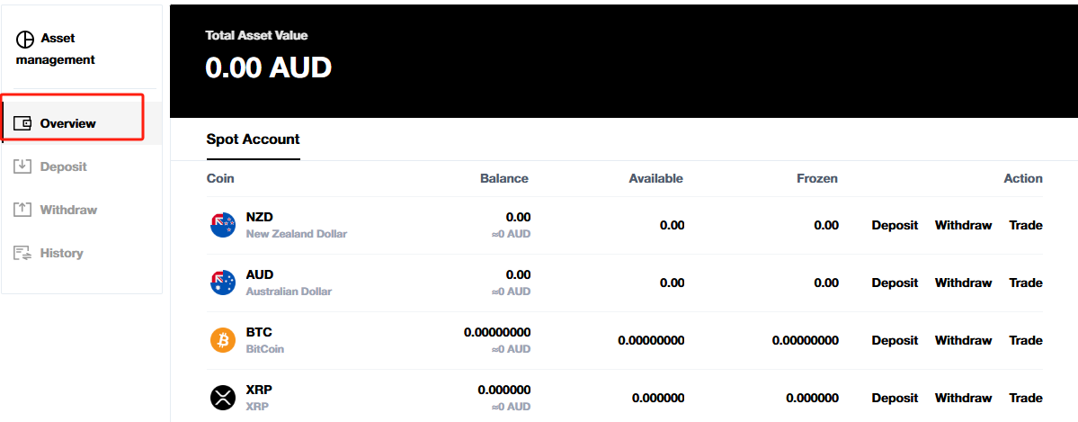 Select crypto in web